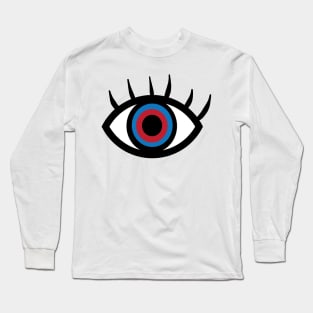 Red-Blueye Long Sleeve T-Shirt